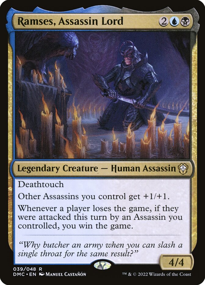 Ramses, Assassin Lord 39 (Commander: Dominaria United) 