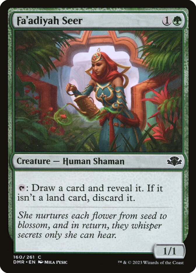 Fa'adiyah Seer 160/261 (Dominaria Remastered)  - Foil