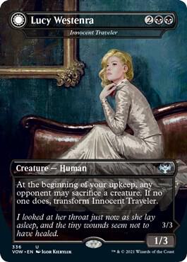 Lucy Westenra Innocent Traveler 336/277 (Innistrad: Crimson Vow) 