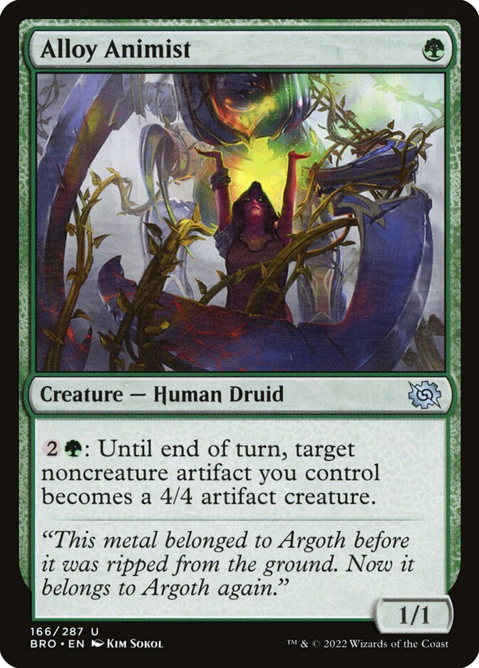 Alloy Animist 166/287 (The Brothers' War)  - Foil