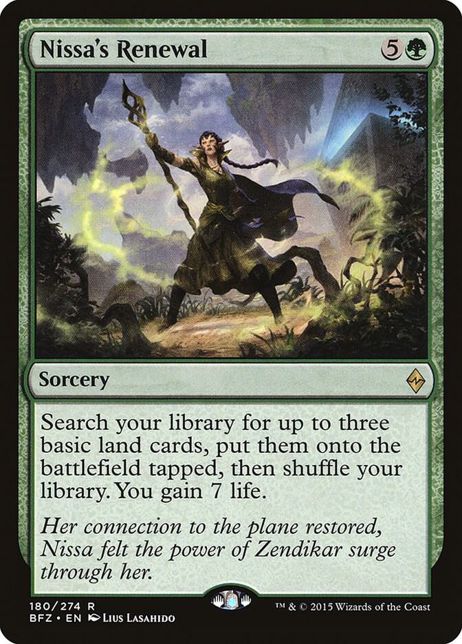 Nissa's Renewal 180/274 (Battle for Zendikar) 