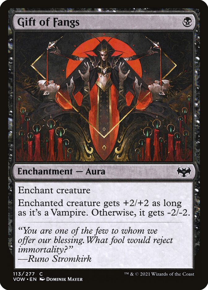 Gift of Fangs 113/277 (Innistrad: Crimson Vow)  - Foil