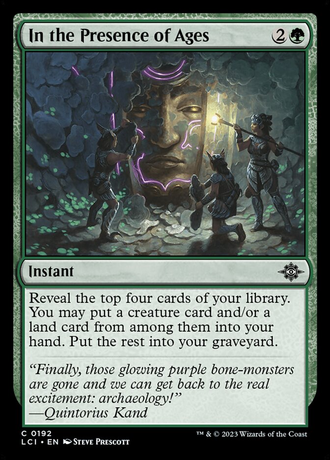 In the Presence of Ages 192/291 (The Lost Caverns of Ixalan) 