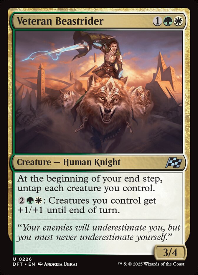 Veteran Beastrider 226/291 (Aetherdrift) 