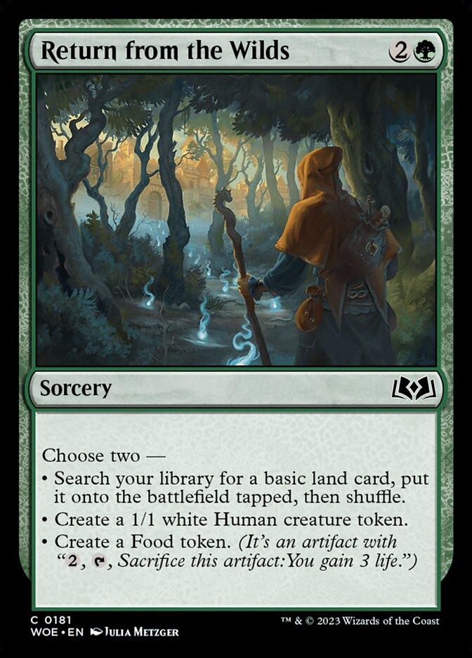 Return from the Wilds 181/276 (Wilds of Eldraine)  - Foil