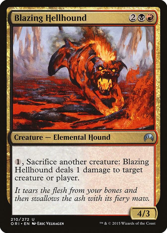 Blazing Hellhound 210/272 (Magic Origins) 