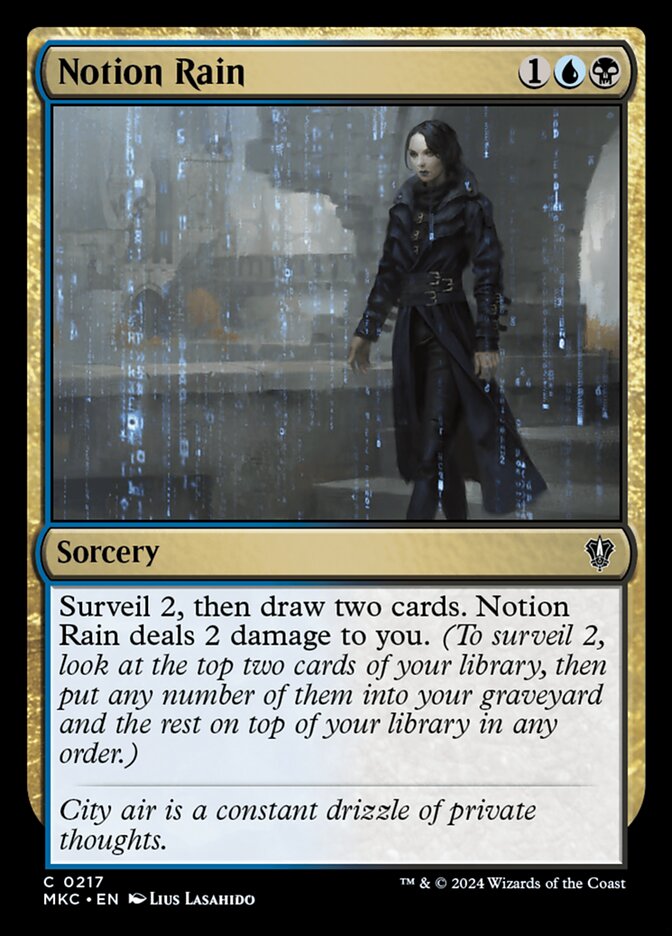 Notion Rain 217/311 (Commander: Murders at Karlov Manor) 