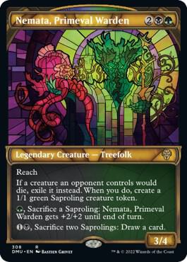 Nemata Primeval Warden Showcase 308 (Dominaria United)  - Foil