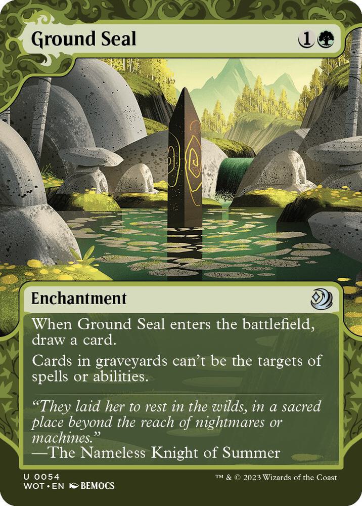 Ground Seal 54 (Wilds of Eldraine: Enchanting Tales)  - Showcase Foil