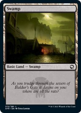Swamp 272 272 (Adventures in the Forgotten Realms)  - Foil