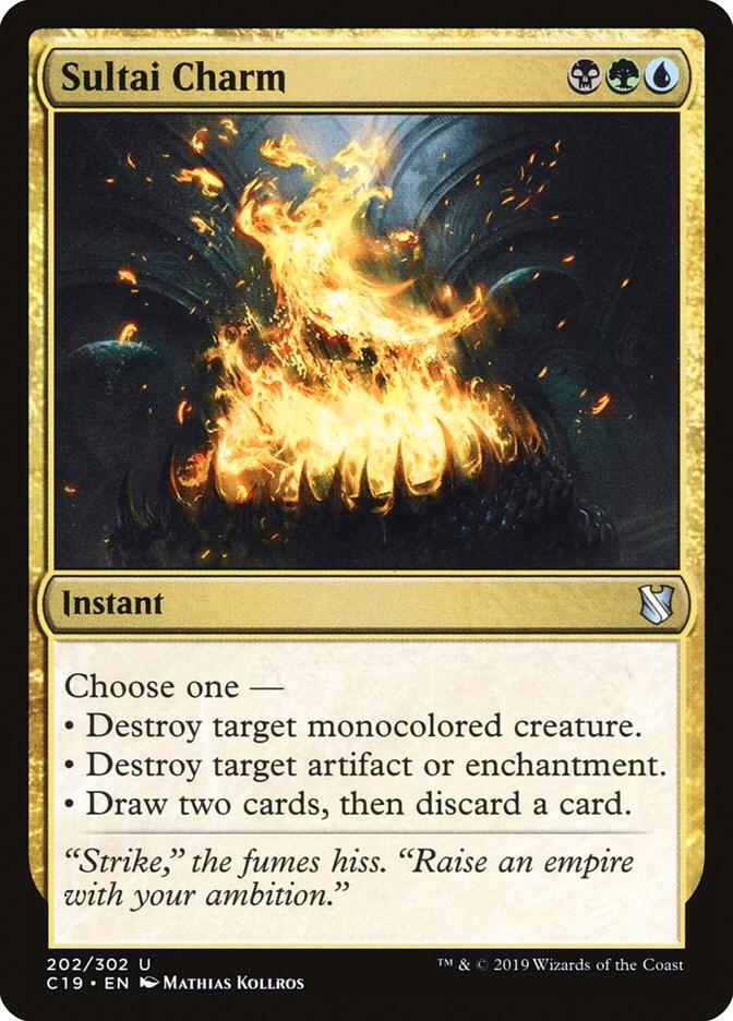 Sultai Charm 202/302 (Commander 2019) 