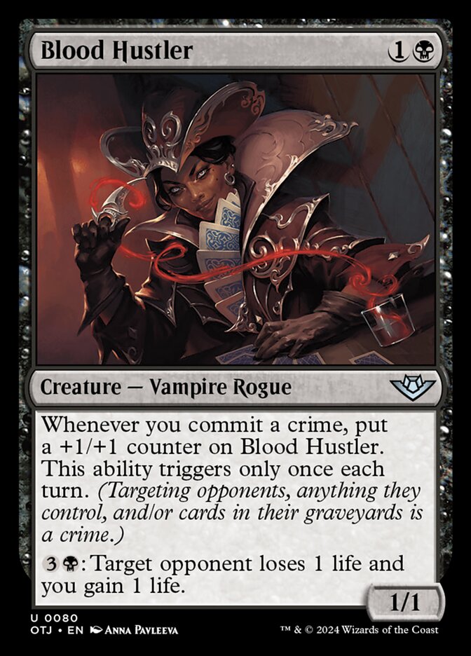 Blood Hustler 80/286 (Outlaws of Thunder Junction)  - Foil