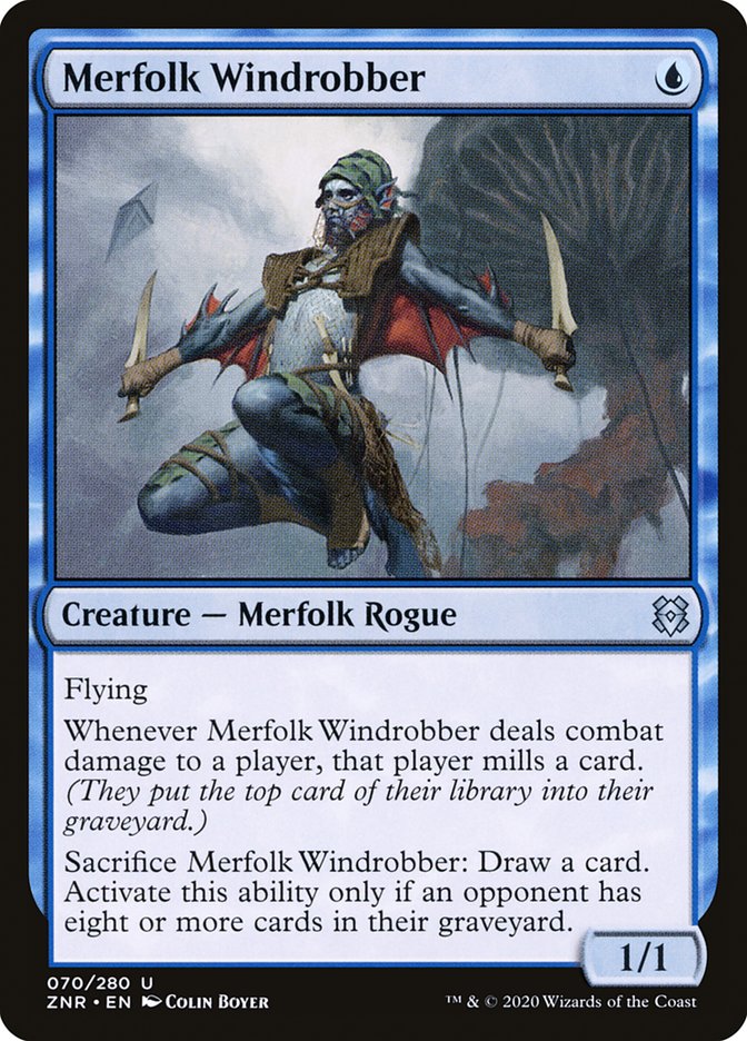 Merfolk Windrobber 70/280 (Zendikar Rising) 