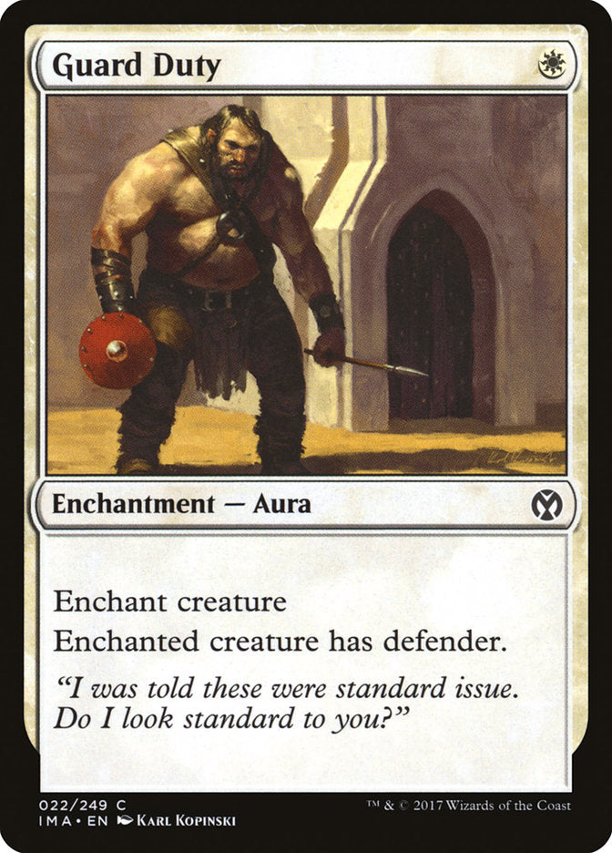 Guard Duty 22/249 (Iconic Masters) 