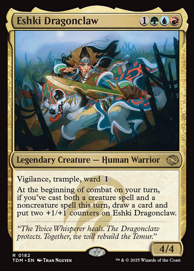 Eshki Dragonclaw 182/291 (Tarkir: Dragonstorm) 