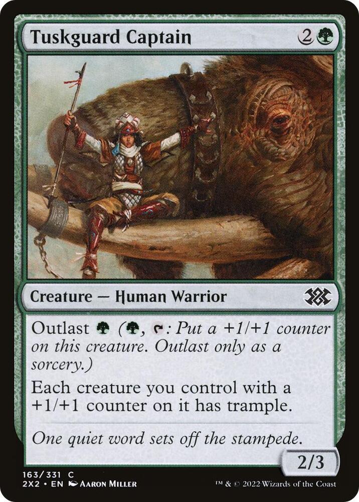 Tuskguard Captain 163/331 (Double Masters 2022)  - Foil