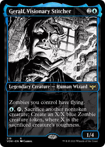 Geralf Visionary Stitcher Showcase 319/277 (Innistrad: Crimson Vow)  - Foil
