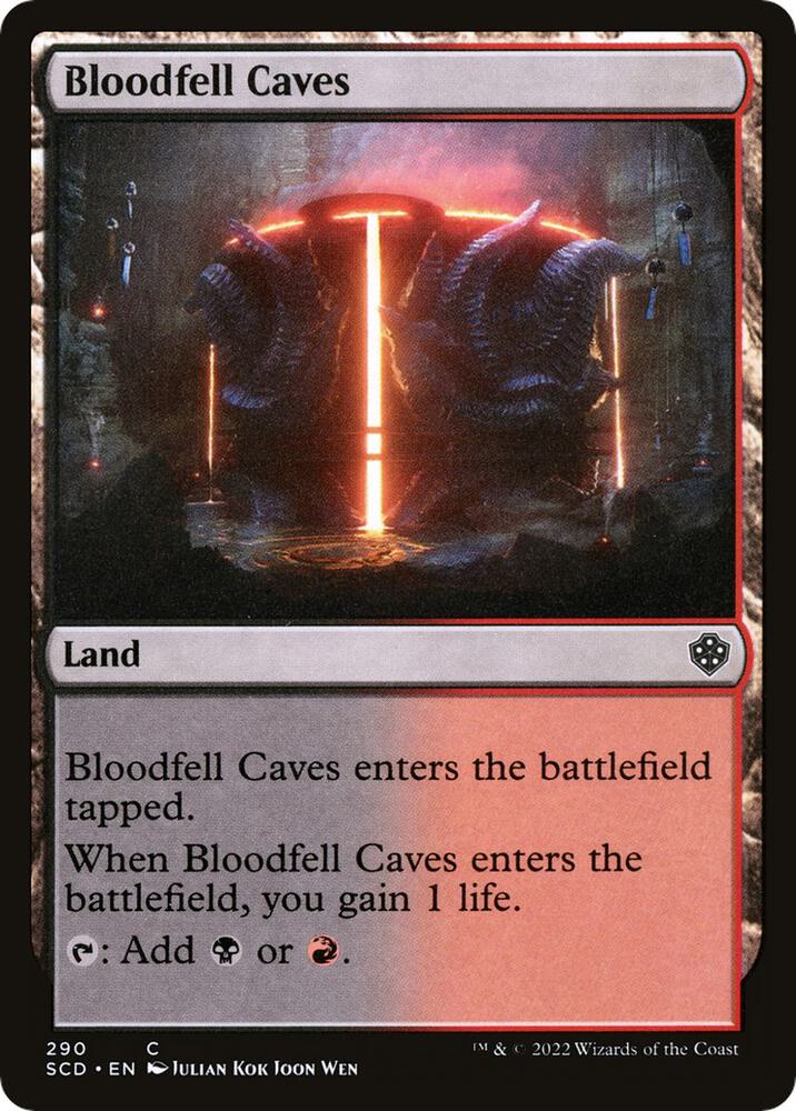 Bloodfell Caves 290/352 (Starter Commander Decks) 