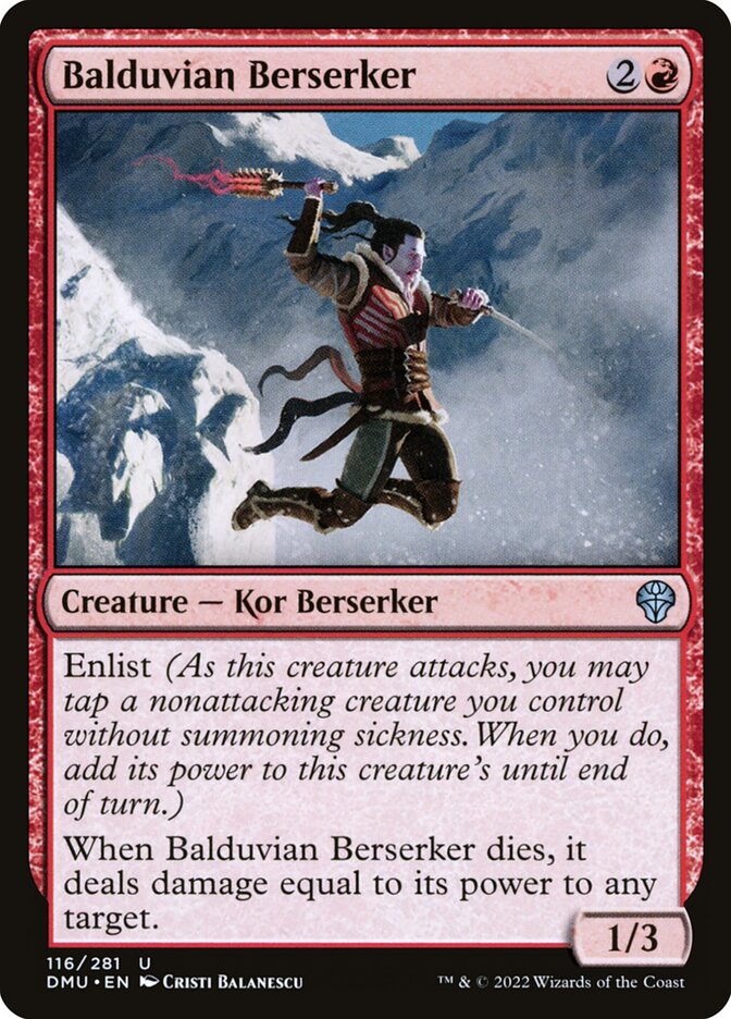Balduvian Berserker 116/281 (Dominaria United)  - Foil