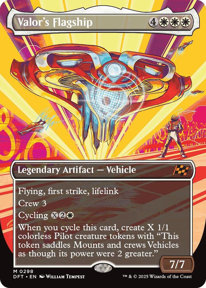 Valor's Flagship 298/291 (Aetherdrift)  - Borderless