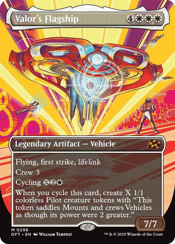 Valor's Flagship 298/291 (Aetherdrift)  - Borderless