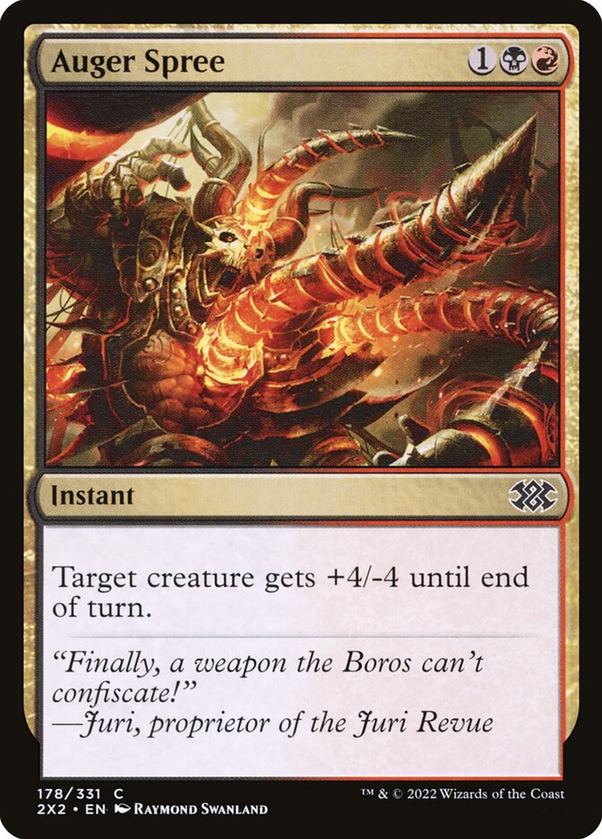 Auger Spree 178/331 (Double Masters 2022)  - Foil