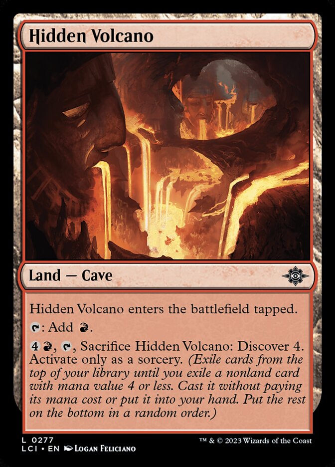 Hidden Volcano 277 (The Lost Caverns of Ixalan)  - Foil
