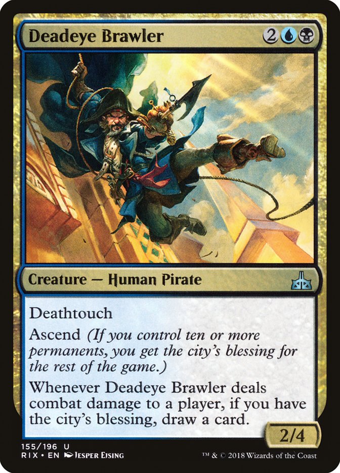 Deadeye Brawler 155/196 (Rivals of Ixalan) 
