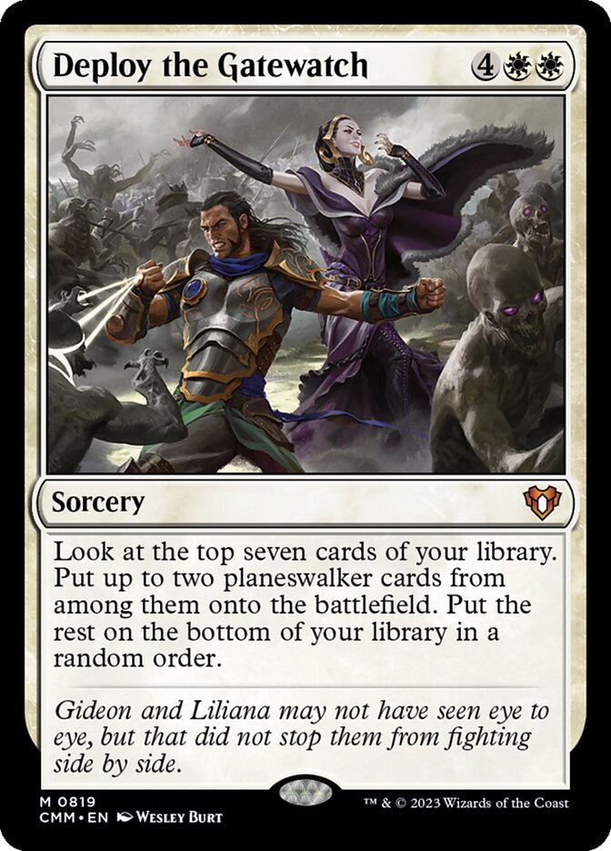 Deploy the Gatewatch 819/451 (Commander Masters) 