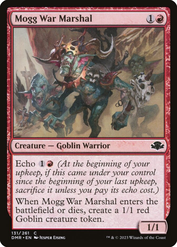 Mogg War Marshal 131/261 (Dominaria Remastered) 