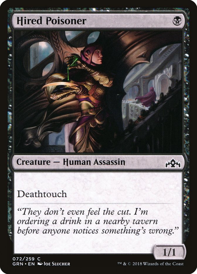 Hired Poisoner 72/259 (Guilds of Ravnica) 
