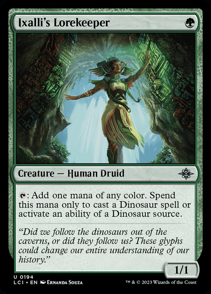 Ixalli's Lorekeeper 194 (The Lost Caverns of Ixalan) 