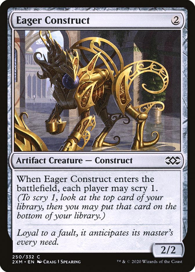 Eager Construct 250/332 (Double Masters)  - Foil