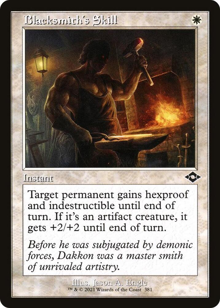 Blacksmiths Skill Retro Frame 381 (Modern Horizons 2) 