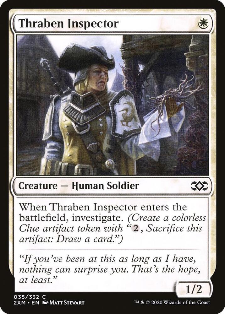 Thraben Inspector 35/332 (Double Masters)  - Foil