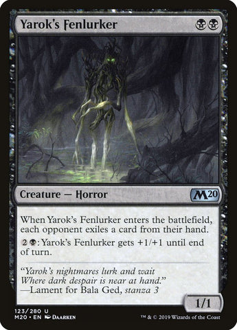Yarok's Fenlurker 123/280 (Core Set 2020) 