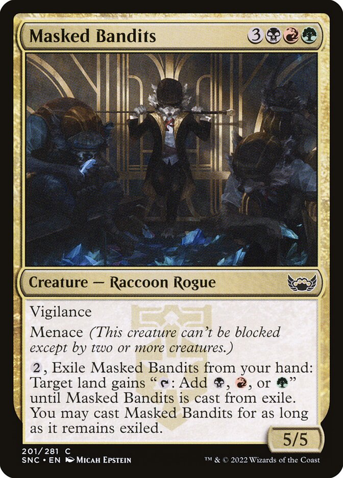 Masked Bandits 201/281 (Streets of New Capenna)  - Foil