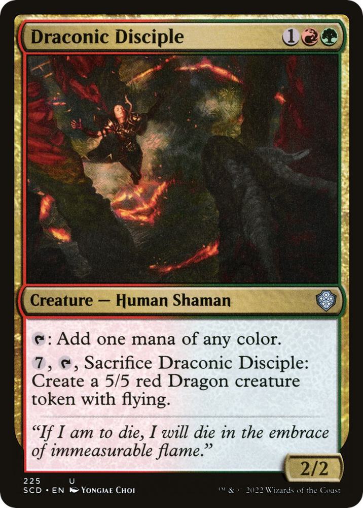 Draconic Disciple 225/352 (Starter Commander Decks) 