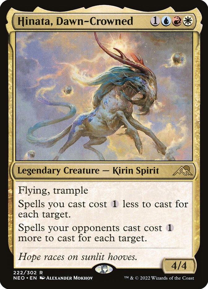 Hinata, Dawn-Crowned 222/302 (Kamigawa: Neon Dynasty) 