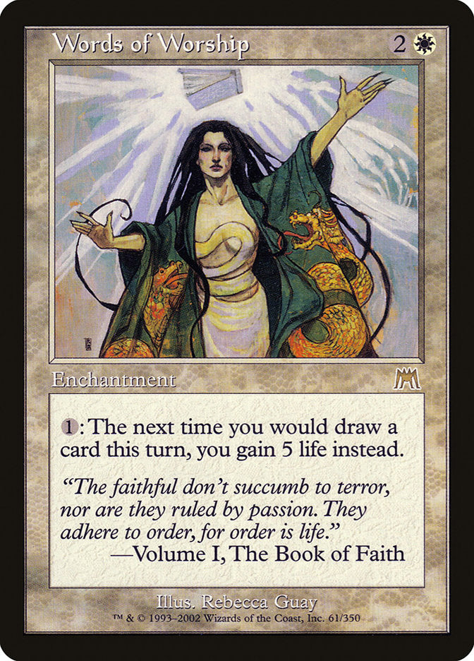 Words of Worship 61/350 (Onslaught) 