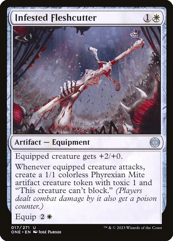 Infested Fleshcutter 17 (Phyrexia: All Will Be One) 