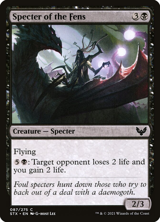 Specter of the Fens 87 (Strixhaven: School of Mages) 
