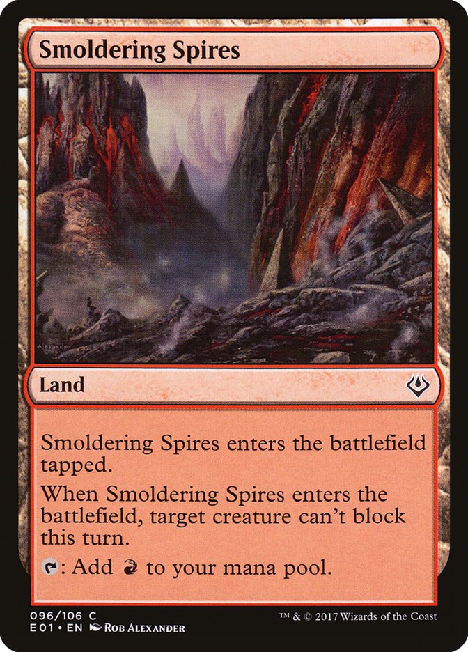Smoldering Spires 96/106 (Archenemy: Nicol Bolas) 