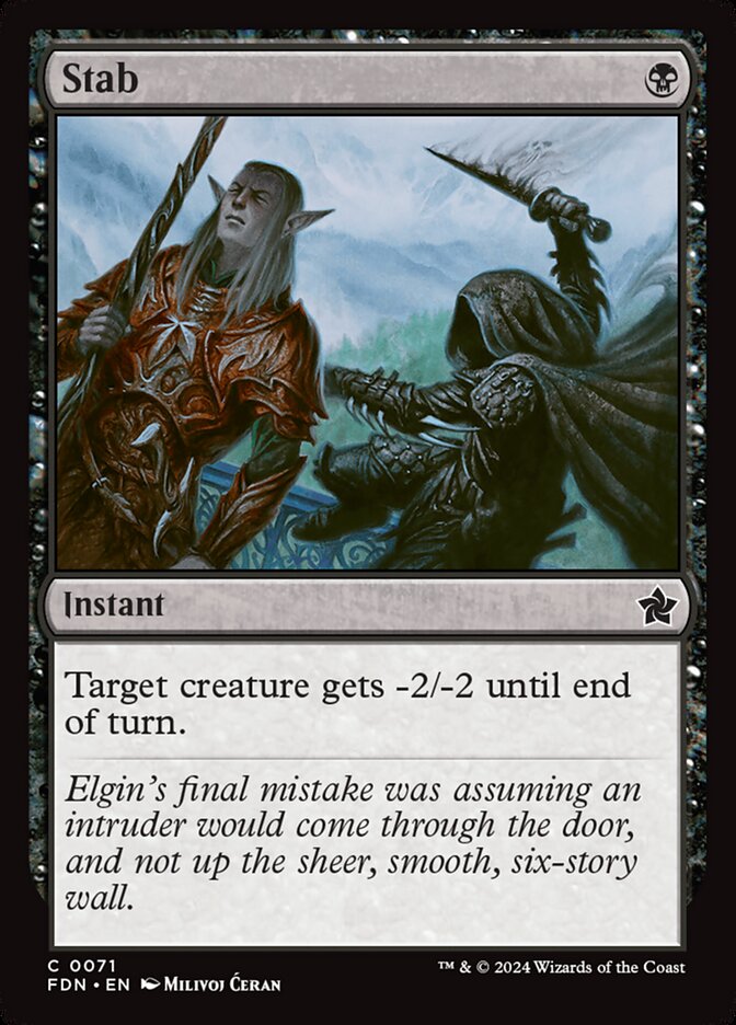 Stab 71/291 (Foundations)  - Foil
