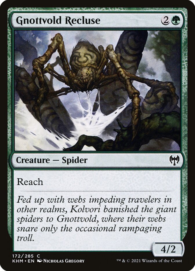 Gnottvold Recluse 172/285 (Kaldheim)  - Foil