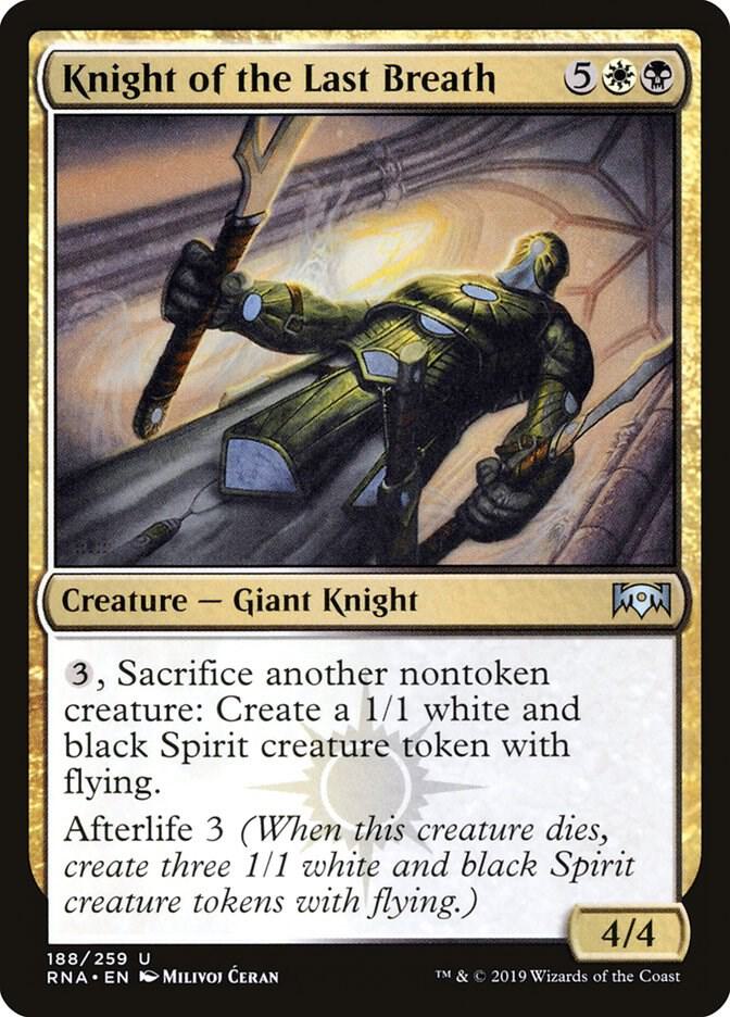 Knight of the Last Breath 188/259 (Ravnica Allegiance) 