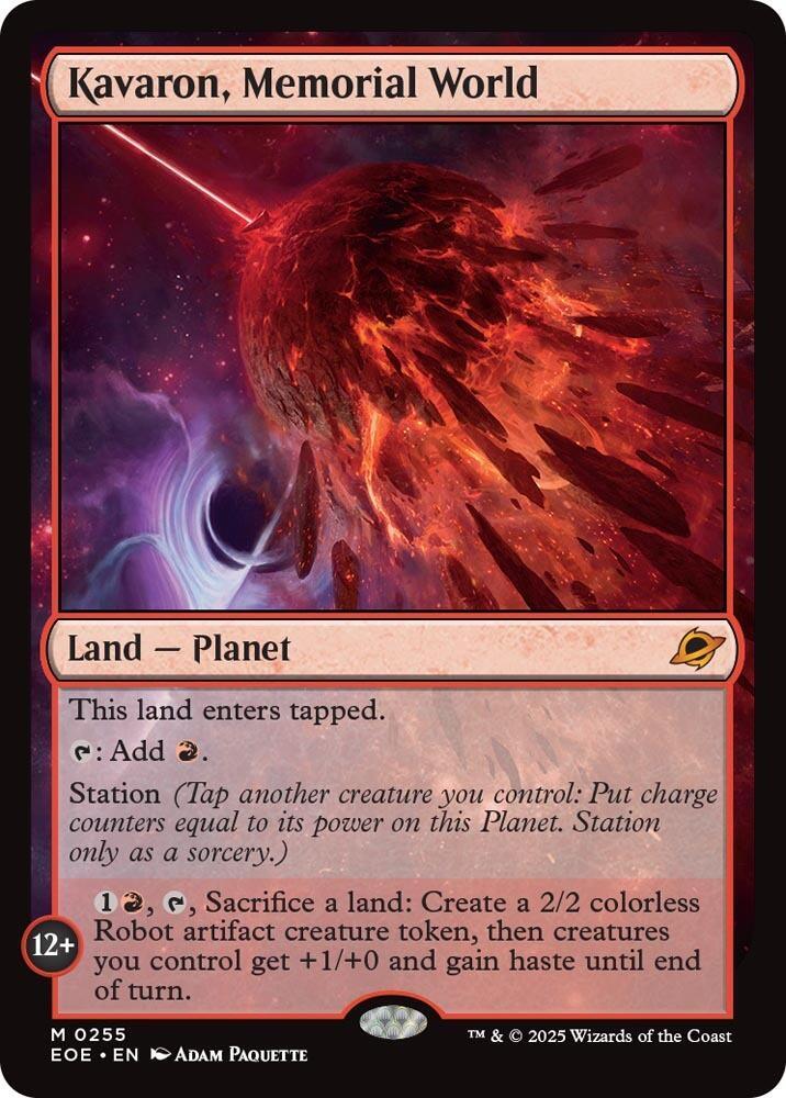 Kavaron, Memorial World 255 (Edge of Eternities)  - Foil