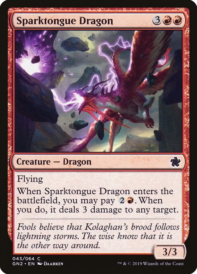 Sparktongue Dragon 43/64 (Magic Game Night 2019) 