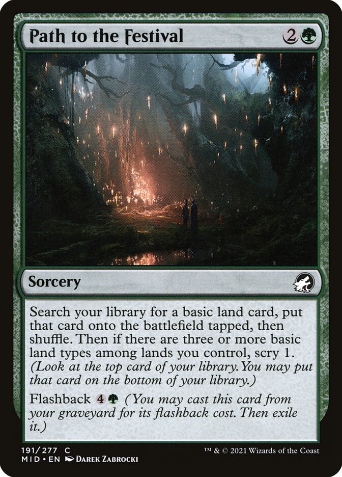Path to the Festival 191/277 (Innistrad: Midnight Hunt)  - Foil