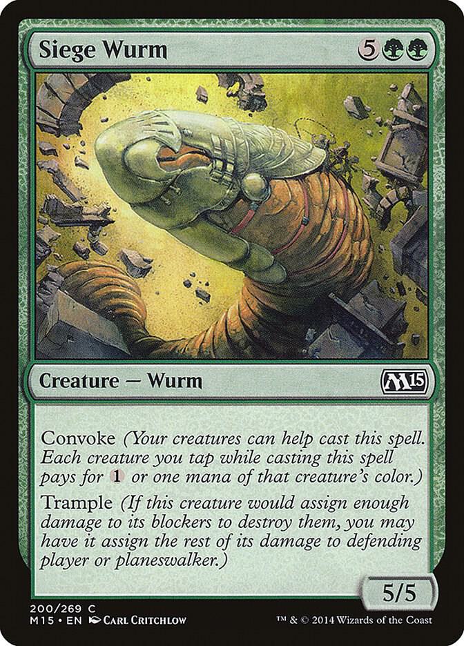 Siege Wurm 200/269 (Magic 2015 (M15)) 